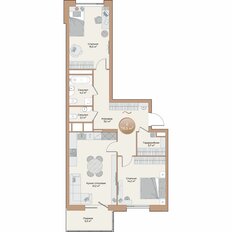 Квартира 78,5 м², 2-комнатная - изображение 3