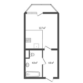 Квартира 23 м², студия - изображение 1