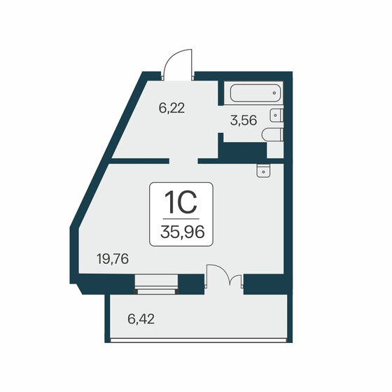 30,9 м², квартира-студия 8 800 000 ₽ - изображение 89
