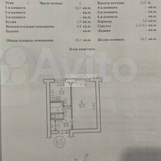 Квартира 30,1 м², 1-комнатная - изображение 1