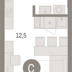 Квартира 24 м², студия - изображение 3