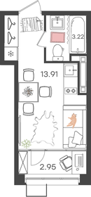 Квартира 20,1 м², 1-комнатная - изображение 1