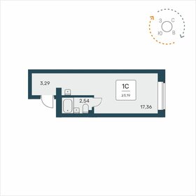 Квартира 23,2 м², студия - изображение 1