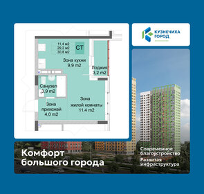 Квартира 30,8 м², студия - изображение 1
