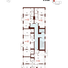 Квартира 68,9 м², 2-комнатная - изображение 2