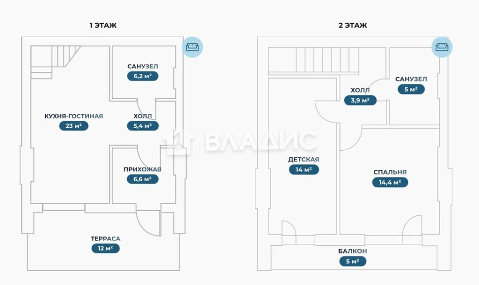 95 м² дом, 12 соток участок 6 900 000 ₽ - изображение 38