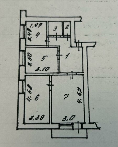 59,1 м², 3-комнатная квартира 3 200 000 ₽ - изображение 17