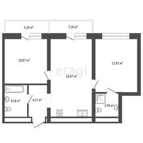 Квартира 53,9 м², 2-комнатная - изображение 1