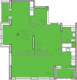 Квартира 241,6 м², 5-комнатная - изображение 1