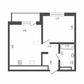 Квартира 33,8 м², 1-комнатная - изображение 1