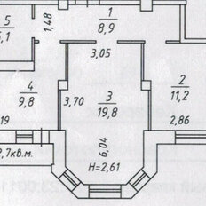 Квартира 54,8 м², 2-комнатная - изображение 5