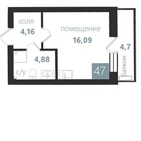 Квартира 29,8 м², 1-комнатные - изображение 1