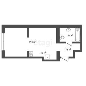 Квартира 30,8 м², студия - изображение 1