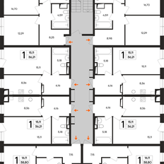Квартира 37,4 м², 1-комнатная - изображение 2