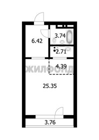 Квартира 39,4 м², студия - изображение 1