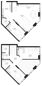 Квартира 127,7 м², 3-комнатная - изображение 2