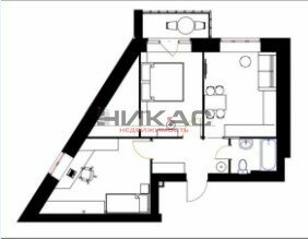 Квартира 55 м², 2-комнатная - изображение 2