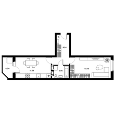 Квартира 49,4 м², 1-комнатная - изображение 2