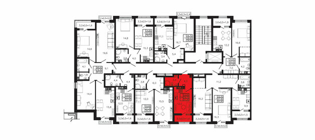 Квартира 21,3 м², студия - изображение 2