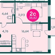 Квартира 38,8 м², 2-комнатная - изображение 5
