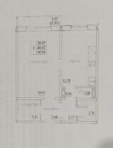 Квартира 48,9 м², 1-комнатная - изображение 2