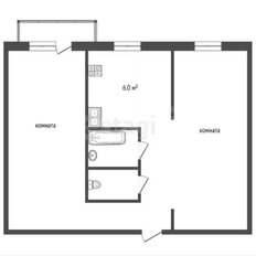 Квартира 47,3 м², 2-комнатная - изображение 1