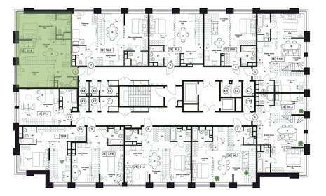 Квартира 57,4 м², 3-комнатная - изображение 3