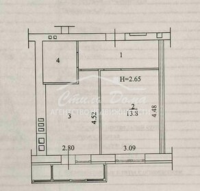 Квартира 35,4 м², 1-комнатная - изображение 1