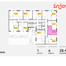 Квартира 28,4 м², студия - изображение 2