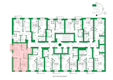 Квартира 49,7 м², 2-комнатная - изображение 2