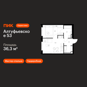 Квартира 36,3 м², 1-комнатная - изображение 1