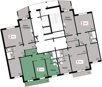 Квартира 54 м², 2-комнатная - изображение 5