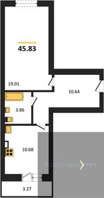 Квартира 45,8 м², 1-комнатная - изображение 1