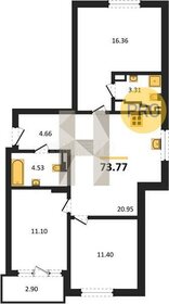 Квартира 41,9 м², 1-комнатная - изображение 1