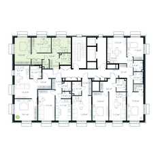 Квартира 51,7 м², 2-комнатная - изображение 3