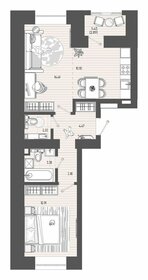 Квартира 51,1 м², 2-комнатная - изображение 2