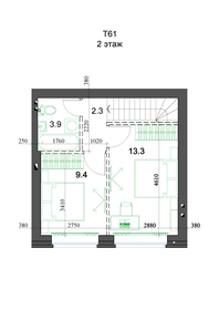 Квартира 62,3 м², 2-комнатная - изображение 2