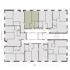 Квартира 46,2 м², 1-комнатная - изображение 2