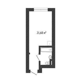 Квартира 21,7 м², студия - изображение 1