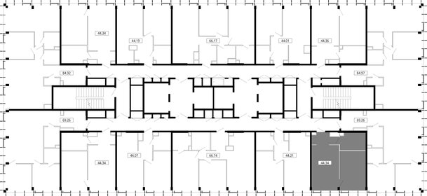 Квартира 44,1 м², 1-комнатная - изображение 2