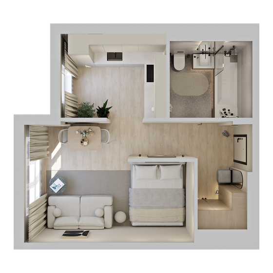 15 м², апартаменты-студия 2 400 000 ₽ - изображение 78