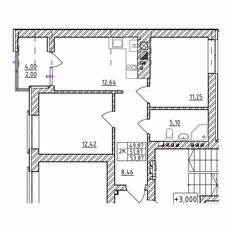 Квартира 53,9 м², 2-комнатная - изображение 2