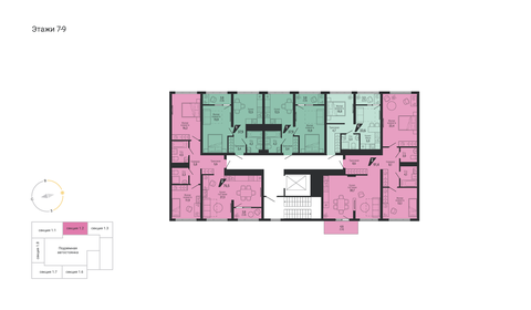 Квартира 33,6 м², 1-комнатная - изображение 3