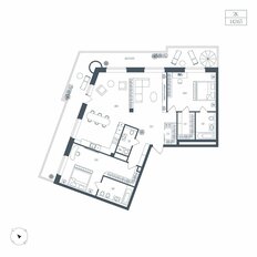 Квартира 142,6 м², 2-комнатная - изображение 2