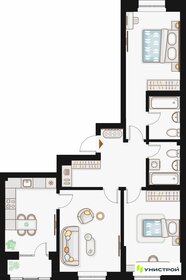 Квартира 82,2 м², 3-комнатная - изображение 1