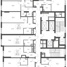 Квартира 33,4 м², студия - изображение 3