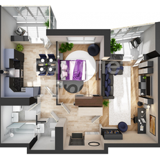 Квартира 60,7 м², 2-комнатная - изображение 3