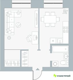 Квартира 38,2 м², 1-комнатная - изображение 1