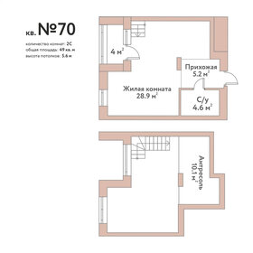 Квартира 48 м², 1-комнатная - изображение 1