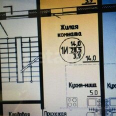 Квартира 28 м², студия - изображение 5